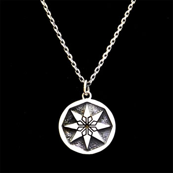Knight Silver pendant Sidonia ship flag of Cydonia [LUXENT] 