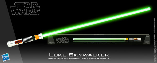 Star Wars Hasbro Lightsaber replica Level 4 / signature Force FX Luke Skywalker [Hasbro] "tentative reservation in September"