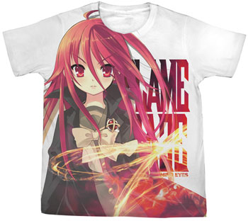 q撃w FIGHTING CLIMAX シャナ フルグラフィックTシャツ/ホワイト-M[コスパ]m뤩n