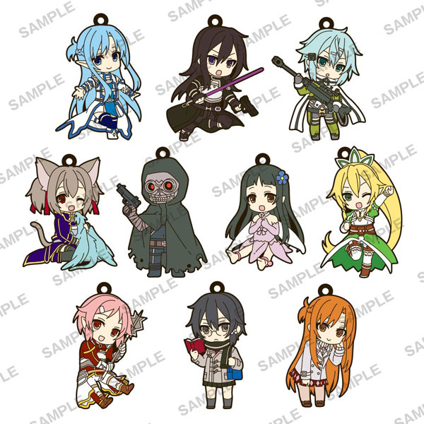 Sword Art Online II Trading Rubber Strap 10 packs BOX [Media Factory] "March Reservations"