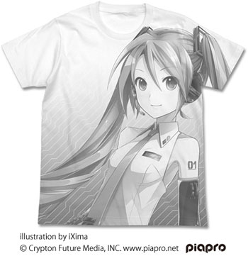 初音ミク V3 Tシャツ ver.2.0/ホワイト-S アニメ・キャラクターグッズ新作情報・予約開始速報