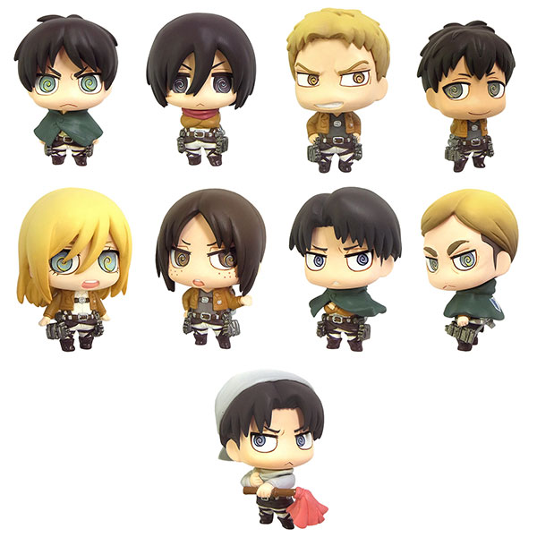 Color Collection Shingekinokyojin 2nd 8 pieces BOX (BOX purchase bonus: Revival with cleaning Ver.II) [Movic] "February reservation"