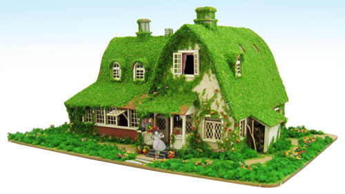 Miniatuart kit Studio Ghibli series Kiki's Delivery Service 1/150 Kiki and Gigi house (Okino House) [Sankei] 