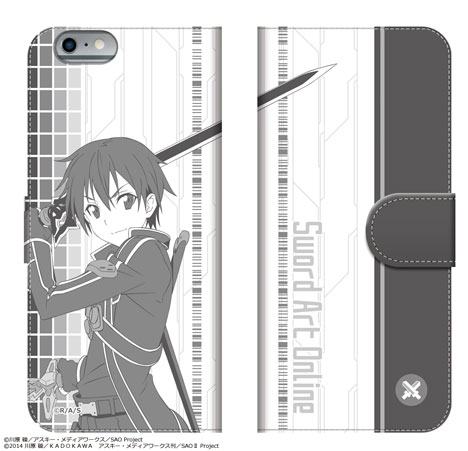 "Sword Art Online II" Diary smartphone case for iPhone6Plus / 6sPlus [01] Kirito [Canary] "December reservation"