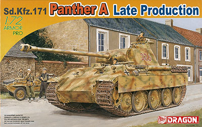 1/72 WW.II ドイツ軍 Sd.Kfz.171 パンターA型 後期生産型 プラモデル