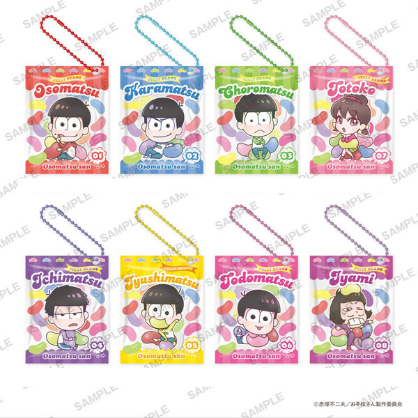 おそ松さんからおやつキーホルダーとメタルチャームコレクション おやつver が登場 お菓子に囲まれた６つ子 A をお楽しみください しゃべあに