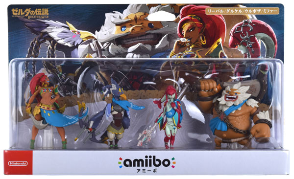 【評判良い】ゼルダの伝説 amiibo 四人の英傑セット　ニンテンドー ストア　限定品　新品 コミック・アニメ