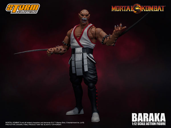 モータルコンバット 1/12 アクションフィギュア バラカ