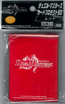 【クリックで詳細表示】【旧版】デュエル・マスターズTCG カードプロテクト50 レッド 50枚入りパック[タカラトミー]《在庫切れ》