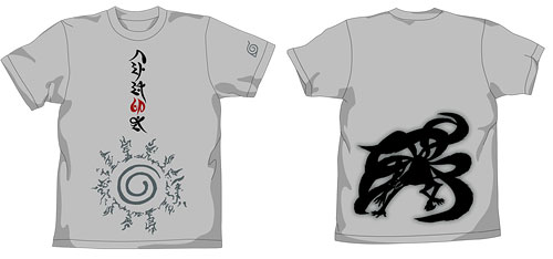 【クリックで詳細表示】NARUTO -ナルト- 八卦の封印式Tシャツ/ライトグレー-XS[コスパ]《12月予約※暫定》
