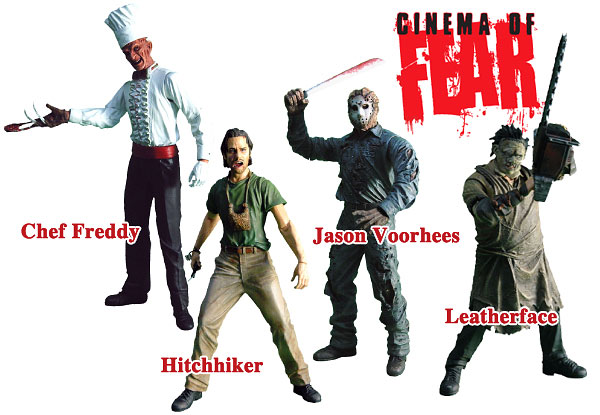 【クリックでお店のこの商品のページへ】シネマ・オブ・フィアー アクションフィギュア シリーズ3 アソート カートン[メズコ]《在庫切れ》Cinema Of Fear - Action Figures Series 3 (Assortment)