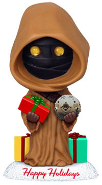 【クリックで詳細表示】スター・ウォーズ ワッキーワブラー ジャワ クリスマス・エディション カートン[ファンコ]《在庫切れ》Wacky Wobbler - Star Wars： Jawa (X’mas Edition)