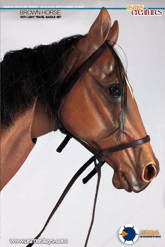 1/6 scale action figure - chestnut horse (cre002)(provisional