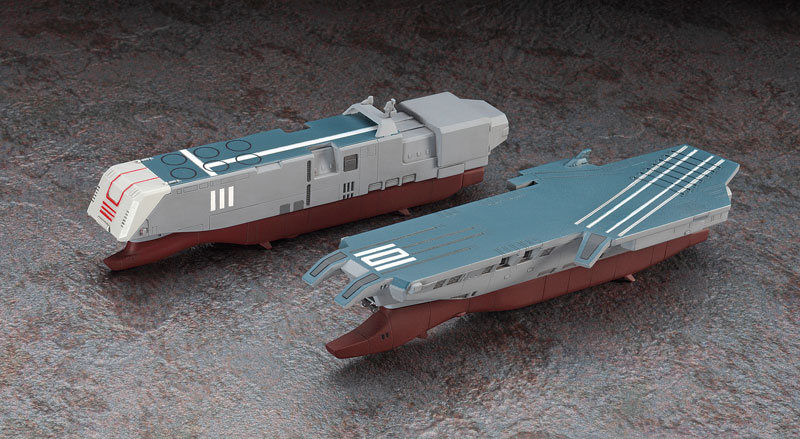 超時空要塞マクロス 1/4000 SDF-1 マクロス要塞艦 w/プロメテウス＆ダイダロス プラモデル