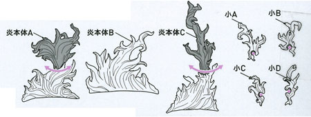 (Pre-owned ITEM:A/BOX:B)Tamashii EFFECT - BURNING FLAME DARK Ver. [Tamashii Nation 2015, Tamashii Web Exclusive](Released)Scale Figure
