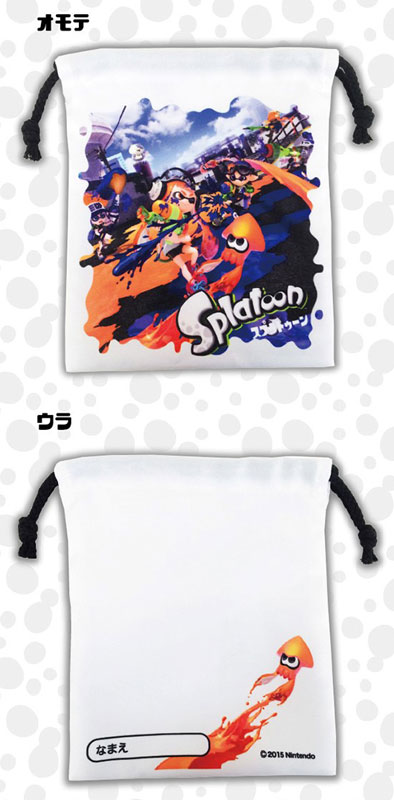AmiAmi [Character & Hobby Shop] | Splatoon - Drawstring Bag (S) SPT-101