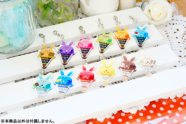 amiami character hobby shop tsukiuta mogcollection lobster clasp attached acrylic charm amiami character hobby shop tsukiuta mogcollection lobster clasp attached acrylic charm