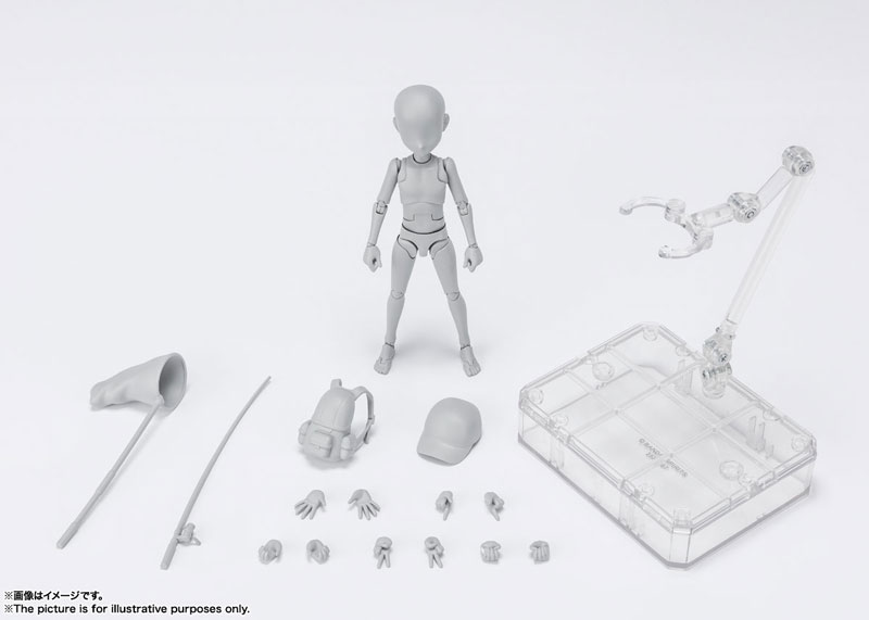 S.H.Figuarts Body-kun -Sugimori Ken- Edition DX SET (Gray Color Ver.)(Pre-order)Scale Figure
