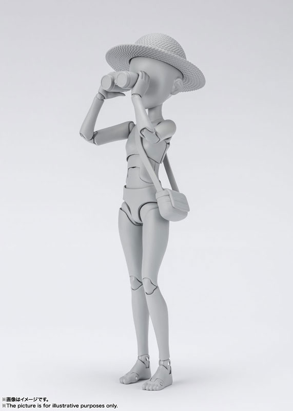 S.H.Figuarts Body-chan -Sugimori Ken- Edition DX SET (Gray Color Ver.)(Pre-order)Scale Figure
