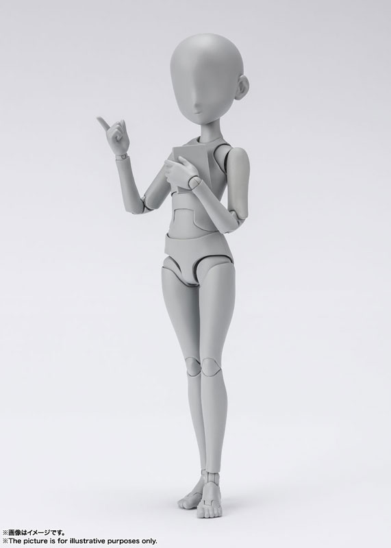 S.H.Figuarts Body-chan -Sugimori Ken- Edition DX SET (Gray Color Ver.)(Pre-order)Scale Figure