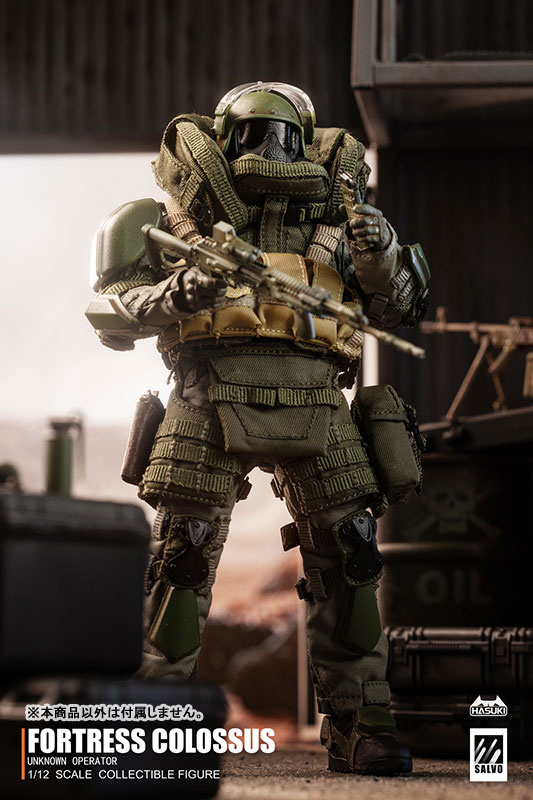 SALVO Series SA02 Fortress Colossus 1/12 Complete Model Action Figure(Pre-order)Scale Figure