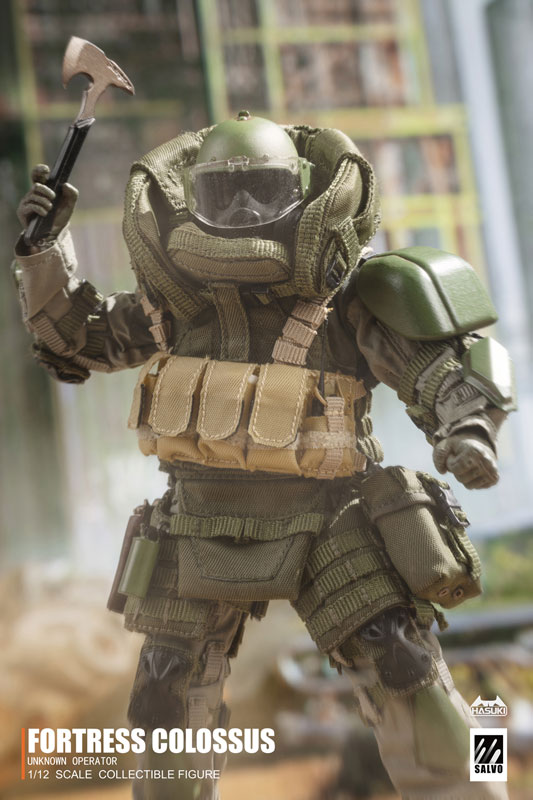 SALVO Series SA02 Fortress Colossus 1/12 Complete Model Action Figure(Pre-order)Scale Figure