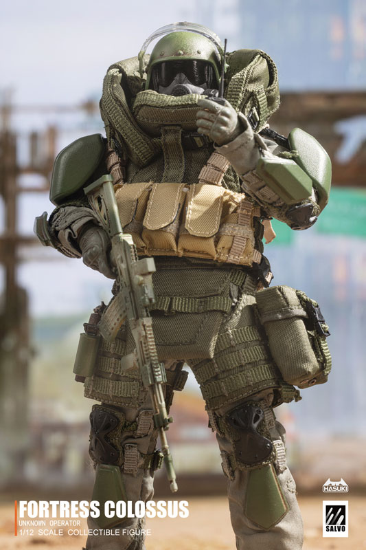 SALVO Series SA02 Fortress Colossus 1/12 Complete Model Action Figure(Pre-order)Scale Figure