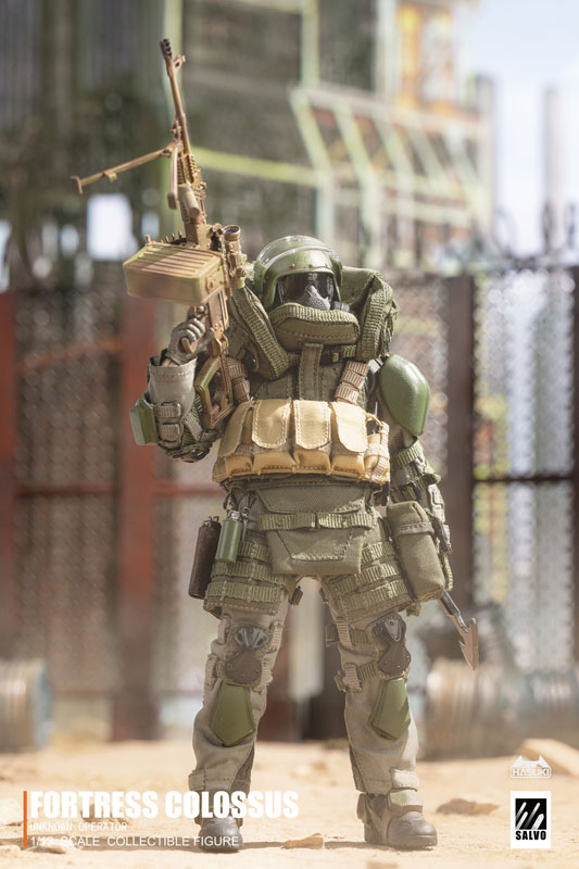 SALVO Series SA02 Fortress Colossus 1/12 Complete Model Action Figure(Pre-order)Scale Figure