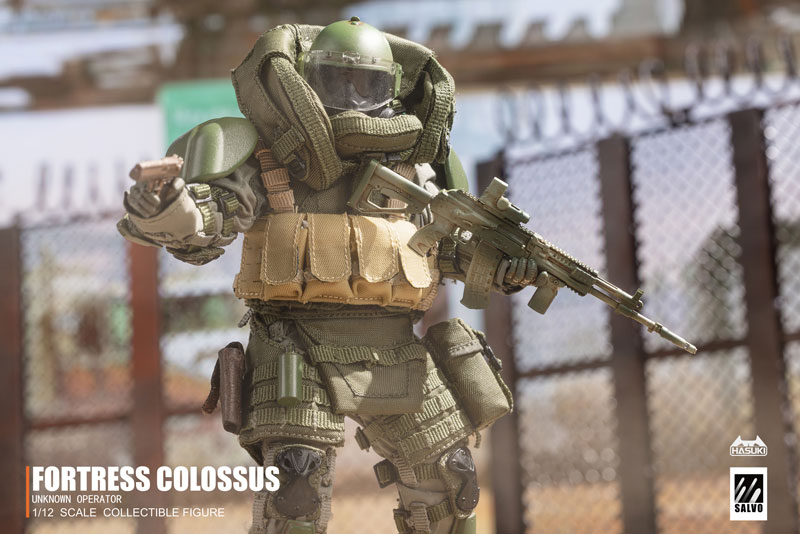 SALVO Series SA02 Fortress Colossus 1/12 Complete Model Action Figure(Pre-order)Scale Figure