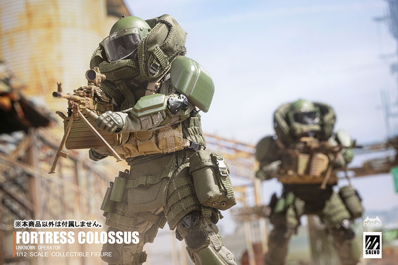 SALVO Series SA02 Fortress Colossus 1/12 Complete Model Action Figure(Pre-order)Scale Figure