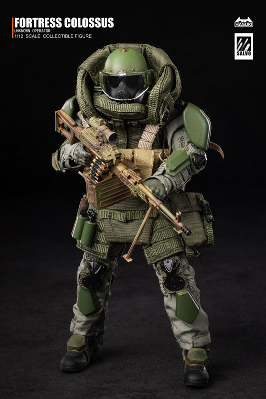 SALVO Series SA02 Fortress Colossus 1/12 Complete Model Action Figure(Pre-order)Scale Figure