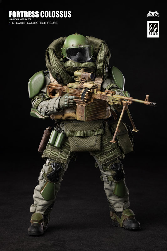 SALVO Series SA02 Fortress Colossus 1/12 Complete Model Action Figure(Pre-order)Scale Figure