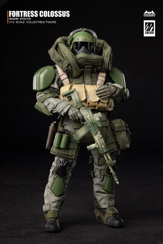 SALVO Series SA02 Fortress Colossus 1/12 Complete Model Action Figure(Pre-order)Scale Figure