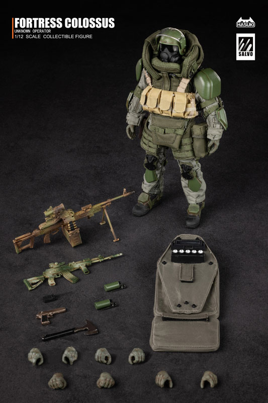 SALVO Series SA02 Fortress Colossus 1/12 Complete Model Action Figure(Pre-order)Scale Figure