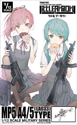 LittleArmory <LA033> 1/12 MP5A4/5 Type Plastic Model(Pre-order)Scale Figure