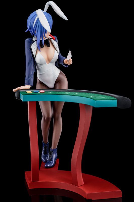 1/6 scaled pre-painted figure of The Demon Sword Master of Excalibur Academy Sakuya Sieglinde wearing lapis lazuli blue bunny costume with Nip Slip Gimmick System(Pre-order)Scale Figure