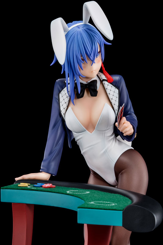 1/6 scaled pre-painted figure of The Demon Sword Master of Excalibur Academy Sakuya Sieglinde wearing lapis lazuli blue bunny costume with Nip Slip Gimmick System(Pre-order)Scale Figure
