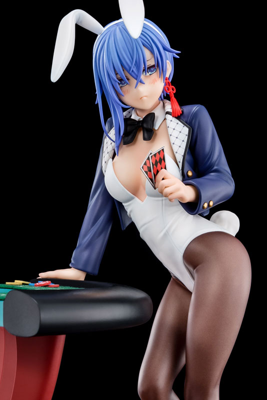 1/6 scaled pre-painted figure of The Demon Sword Master of Excalibur Academy Sakuya Sieglinde wearing lapis lazuli blue bunny costume with Nip Slip Gimmick System(Pre-order)Scale Figure