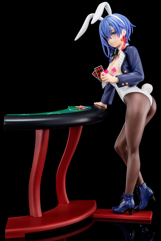 1/6 scaled pre-painted figure of The Demon Sword Master of Excalibur Academy Sakuya Sieglinde wearing lapis lazuli blue bunny costume with Nip Slip Gimmick System(Pre-order)Scale Figure