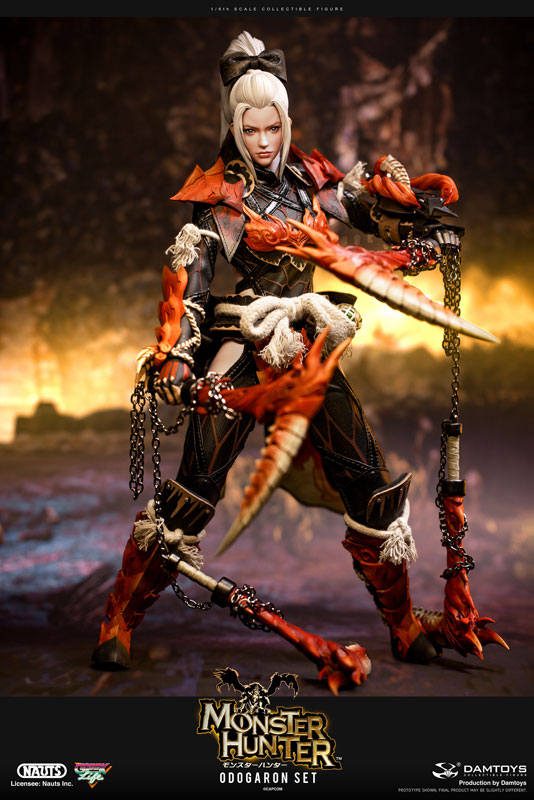 Monster Hunter 1/6 Collectible Action Figure Odogaron Alpha Set Deluxe Ver.(Provisional Pre-order)Scale Figure