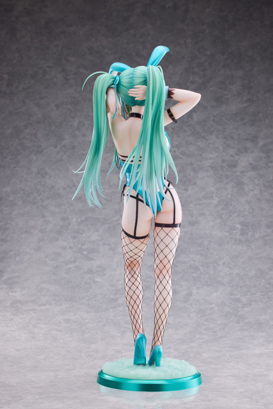 [Bonus] Green Twin Tail Bunny-chan Fishnet Tights Ver. 1/4 Complete Figure(Pre-order)Scale Figure