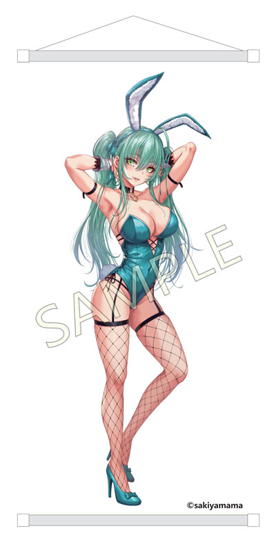 [Bonus] Green Twin Tail Bunny-chan Fishnet Tights Ver. 1/4 Complete Figure(Pre-order)Scale Figure