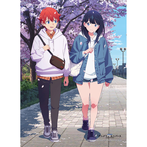 GRIDMAN UNIVERSE New Illustration B2 Wall Scroll (Yuuta & Rikka / Sakura Date)(Pre-order)Accessory