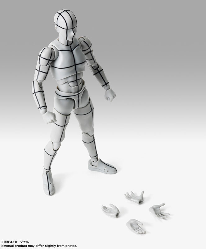 S.H.Figuarts Body-kun -Sports- Edition -Wire Frame- (Gray Color Ver.)(Pre-order)Scale Figure