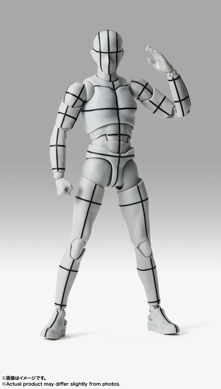 S.H.Figuarts Body-kun -Sports- Edition -Wire Frame- (Gray Color Ver.)(Pre-order)Scale Figure