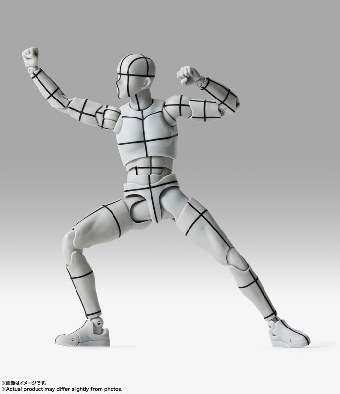 S.H.Figuarts Body-kun -Sports- Edition -Wire Frame- (Gray Color Ver.)(Pre-order)Scale Figure