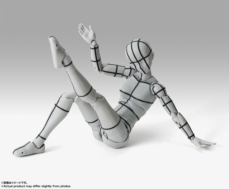S.H.Figuarts Body-chan -Sports- Edition -Wire Frame- (Gray Color Ver.)(Pre-order)Scale Figure