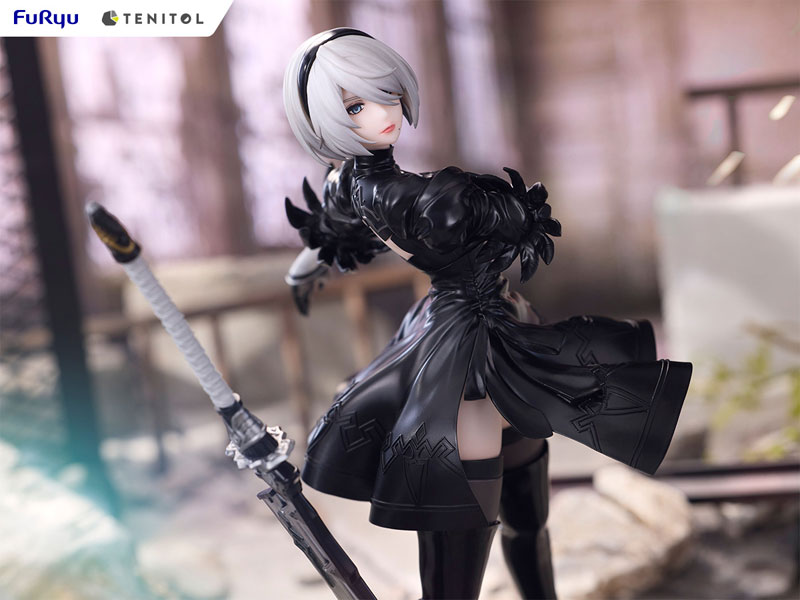 TENITOL NieR:Automata Ver1.1a 2B (YoRHa No.2 Type B) Complete Figure(Pre-order)Scale Figure