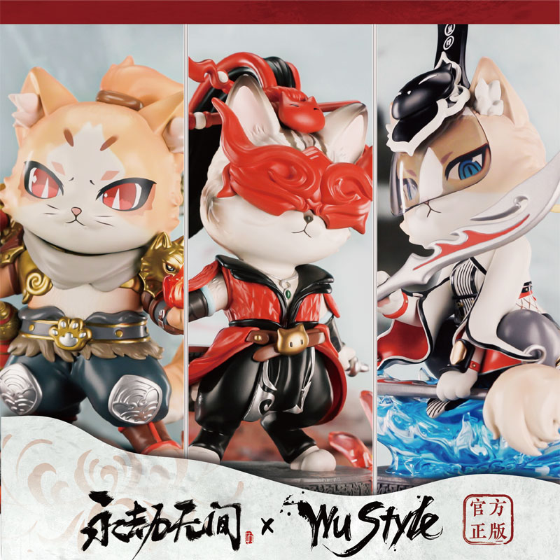 [Bonus] NARAKA: BLADEPOINT Viper Ning Nyan & Tarka Ji Nyan & ZaiZai Nyan Set of 3 Chibi Figures(Pre-order)Scale Figure