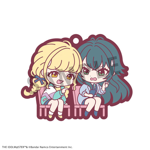 Rubber Mascot Buddy Colle Gakuen iDOLM@STER 6Pack BOX(Pre-order)Accessory